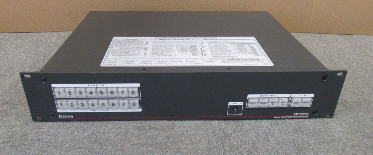 Extron 60-881-01 DXP Series 88 HDMI 8x8 Digital Crosspoint Matrix Switchers