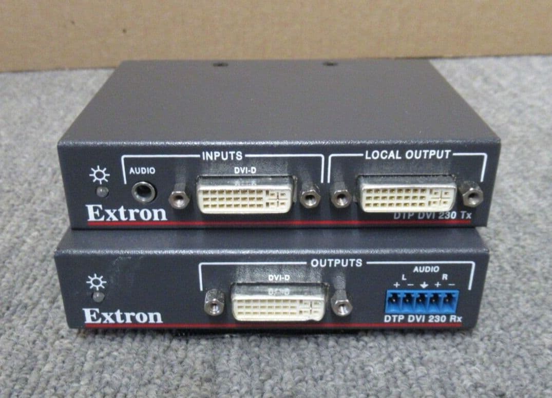 Extron DTP DVI 4K 230 Tx & Rx Twisted Pair Extender Transmitter And ...