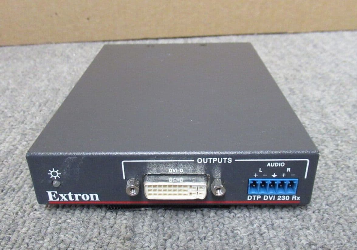 Extron DTP DVI 4K 230 Tx & Rx Twisted Pair Extender Transmitter And ...