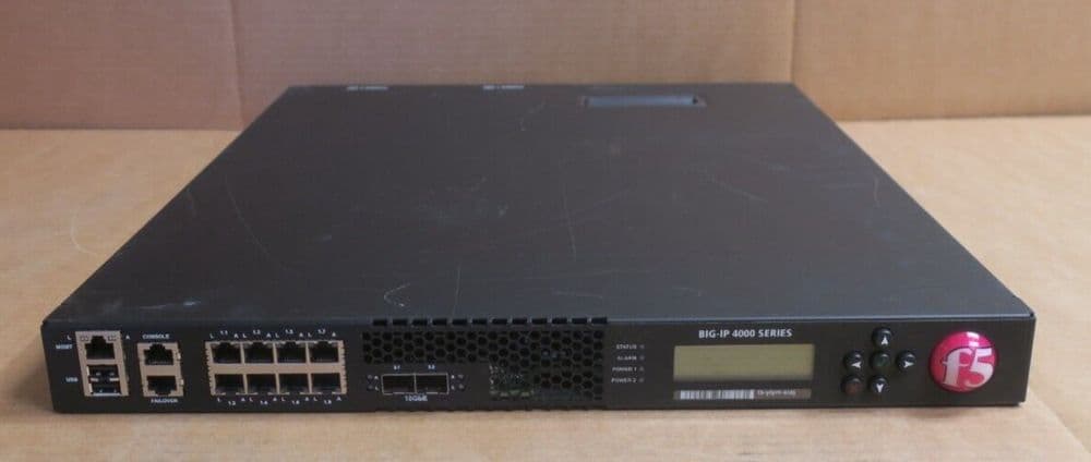 F5 Networks Big-IP 4000s Enterprise ADC APM ASM Load Balancer F5-BIG ...