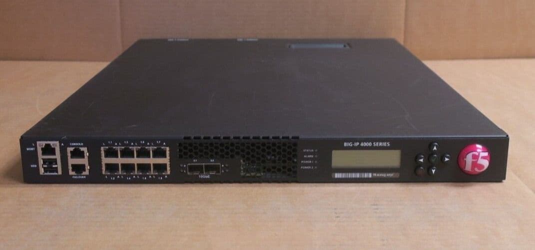 F5 Networks Big-IP 4000s Enterprise ADC APM ASM Load Balancer F5-BIG ...