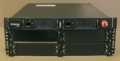 F5 Viprion C2400 4-Slot Blade Chassis + 2x PSU For B2100/B2150/B2250 Blades