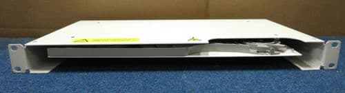 Fibre Channel Fibre Optic Network 1U Rack Mount White Patch Panel