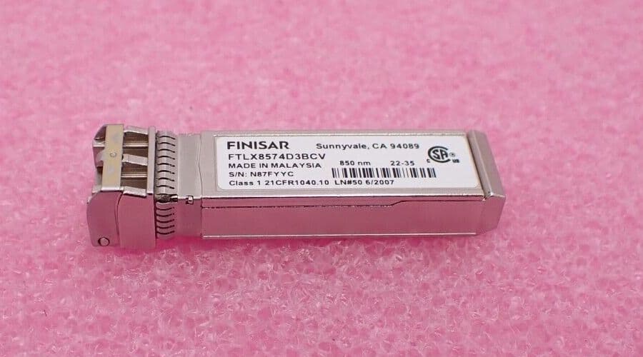 Finisar 1/10Gb FTLX8574D3BCV 850nm LC 400m Dual Rate SFP Transceiver Module
