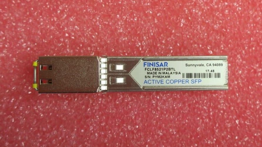 Finisar FCLF8521P2BTL 1000BASET 100m Gen2 RJ45 Copper SFP Optical