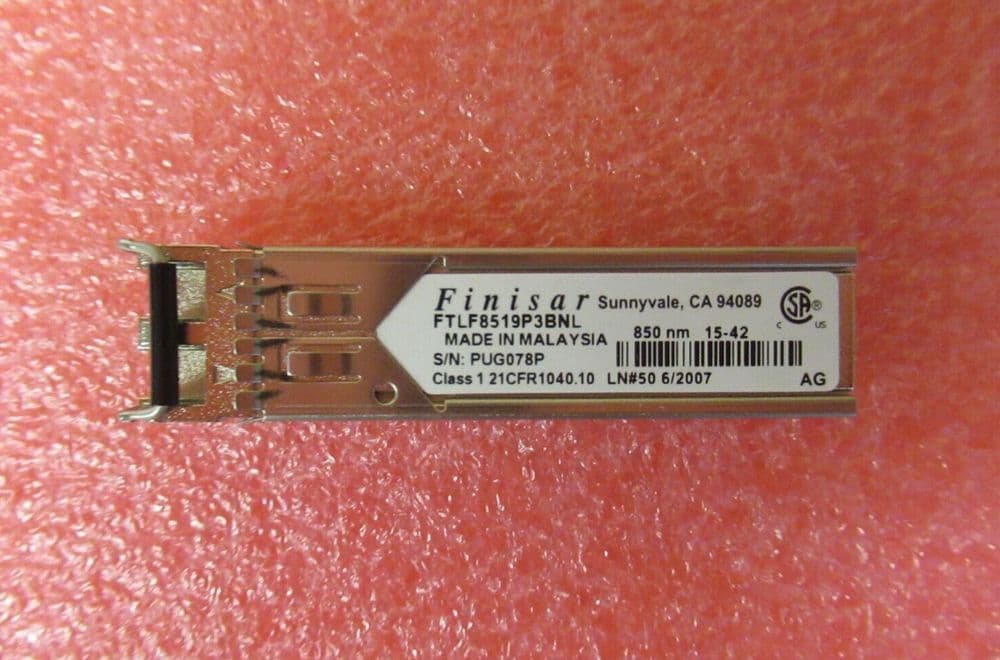 Finisar FTLF8519P3BNL 2Gb/s 500m 850nm SX Duplex LC SFP Transceiver Module