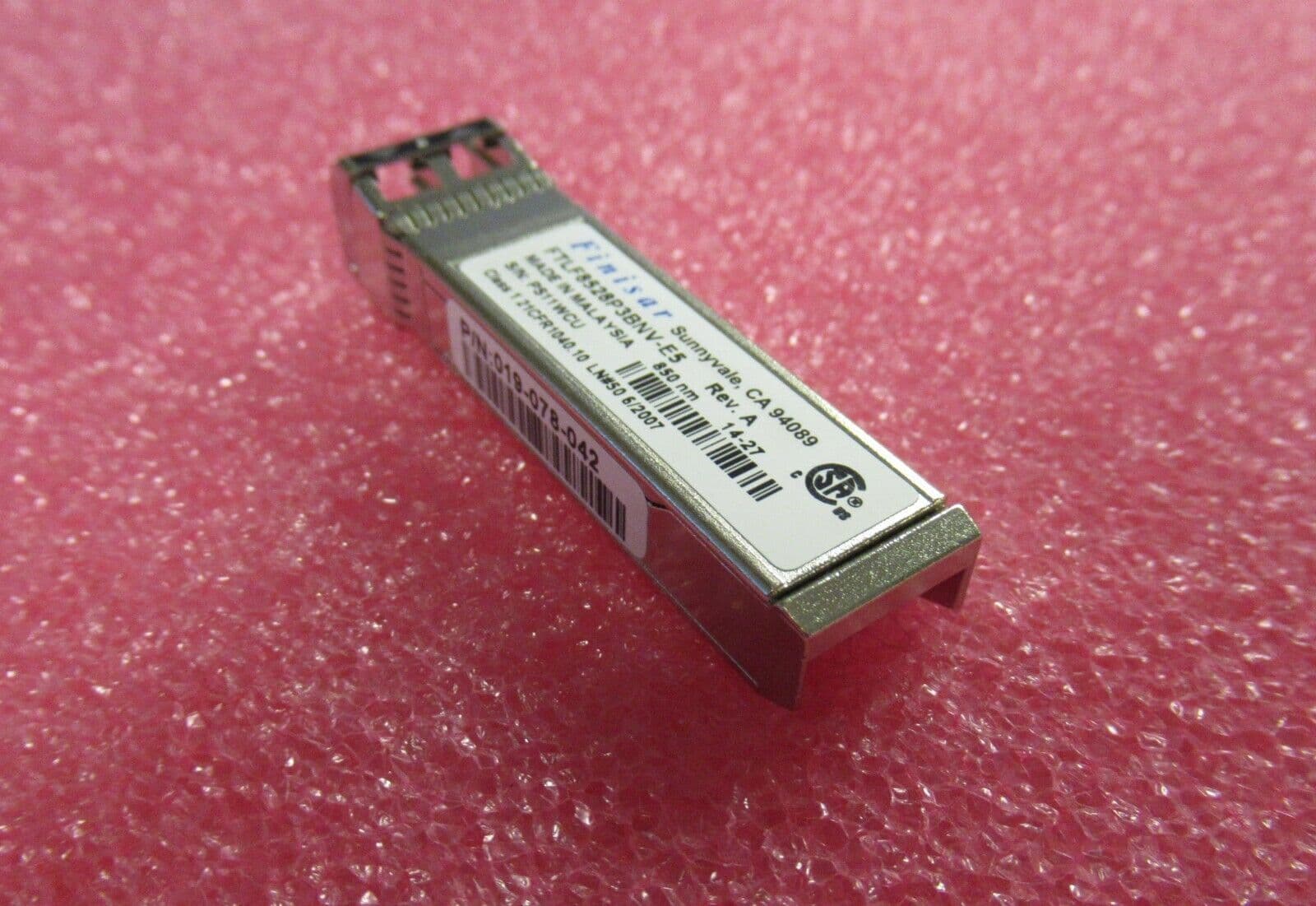 Finisar FTLF8528P3BNV-E5 8GB FC 850nm 150m SFP LC Transceiver Module