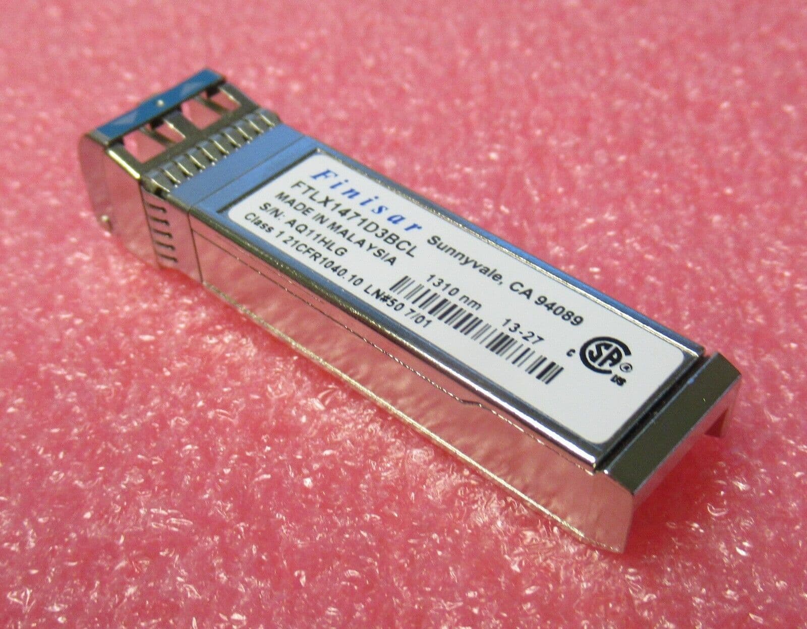 Finisar FTLX1471D3BCL 1310nm 10km 10GBase Fibre Channel SFP Transceiver