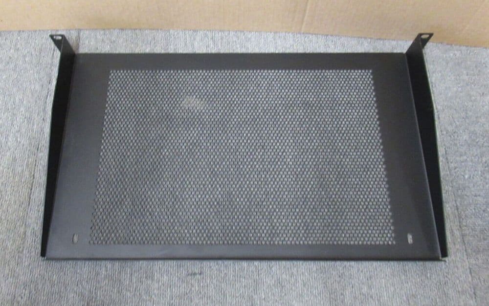 Fixed Vented Cantilever Data Cabinet Shelf 1U 19