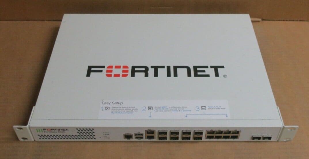 Fortinet FortiGate 600D FG-600D 1U Rackmount Firewall Security ...