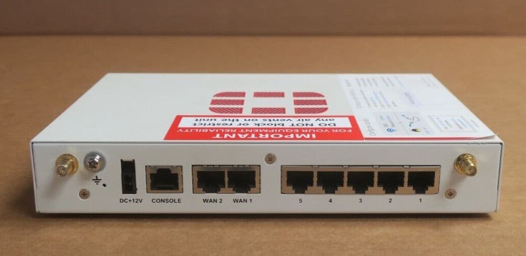 Fortinet FortiWiFi 50E-2R Dual Radio 7x GE RJ45 5x Switch 2x WAN