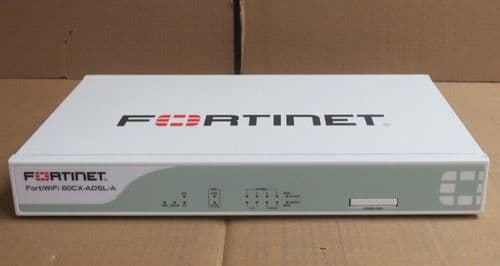 Fortinet FortiWiFi 60CX-ADSL-A Wireless Firewall 4x 1GE + 4x FE LAN + 2x 1GE WAN