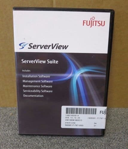 Fujistu S26361-F1767-V353 New ServerView Suite DVD Management Serviceability