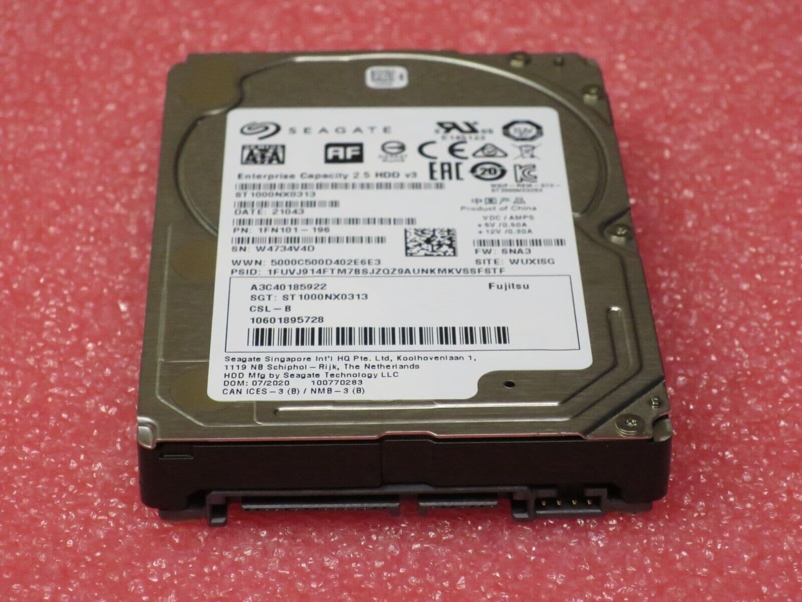 Fujitsu 1TB 7 2K 2 5