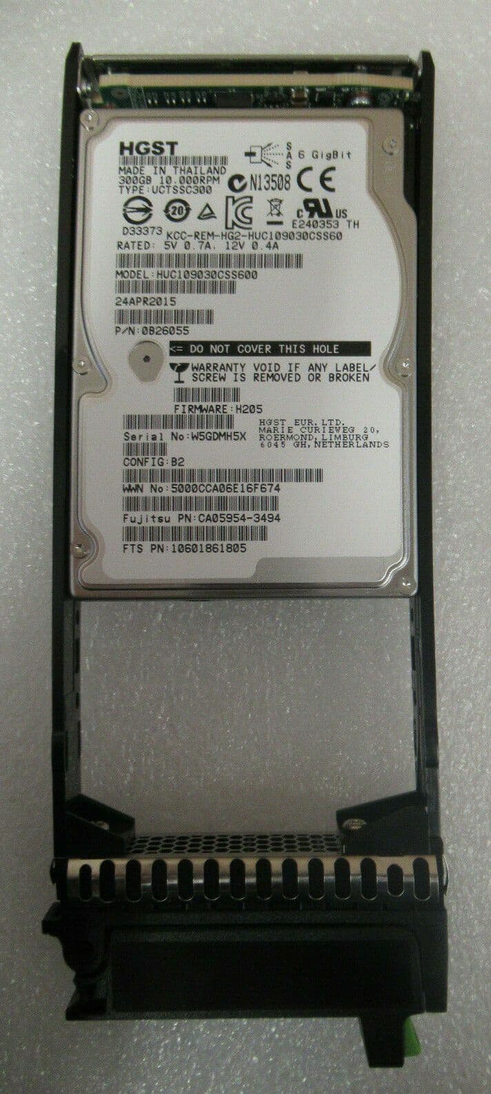 Vassoio HDD SAS/SATA 2.5 Per Fujitsu Primergy - Caddy A3C40101974, In