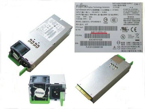 Fujitsu 800W Platinum Hot-Plug Power Supply PSU S26113-F574-L11 For S7 Servers