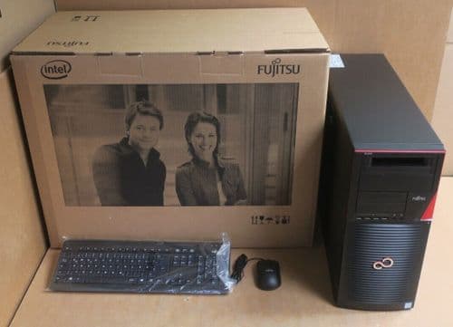 Fujitsu Celsius R970 POWERn Workstation 2x Gold 6244 128GB RAM 4x960GB SSD Win10
