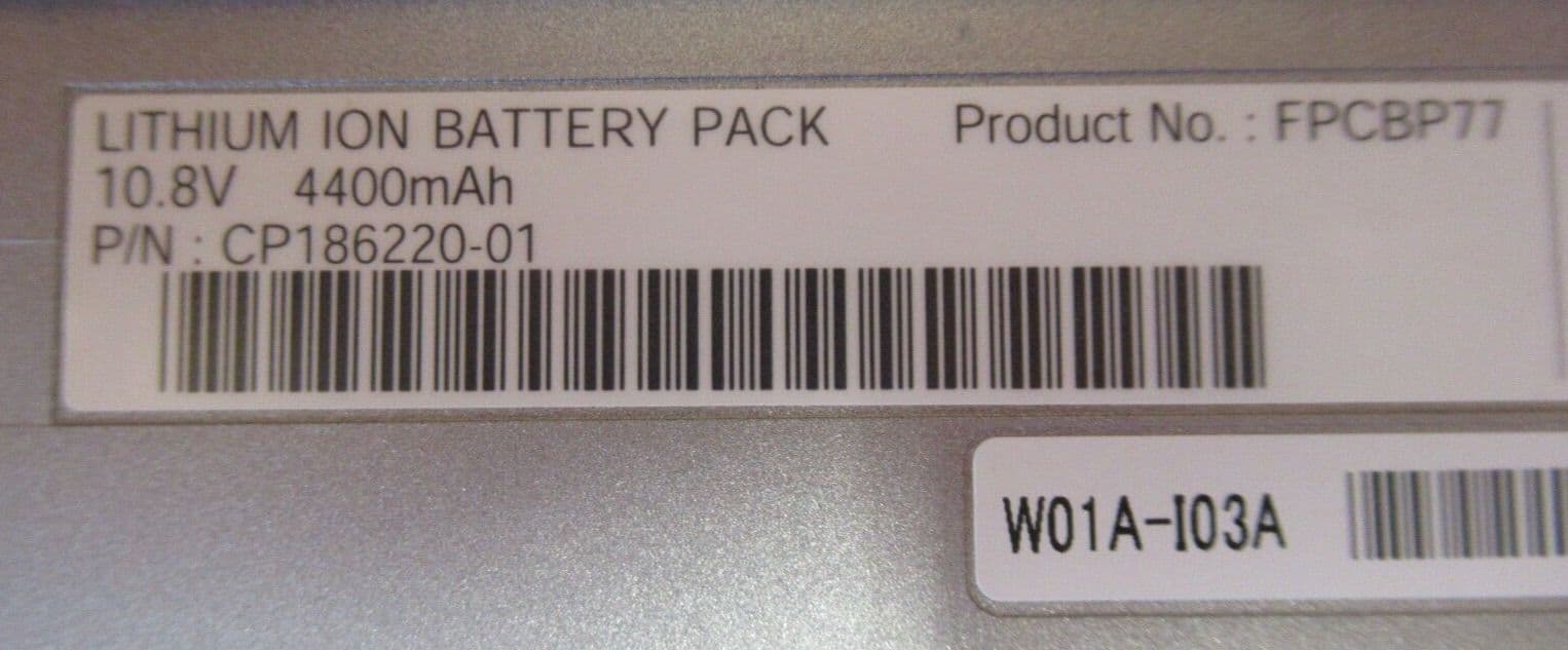 Fujitsu CP186220-01 FPCBP77 Lithium-Ion Laptop Battery Pack Bice 10 8V ...