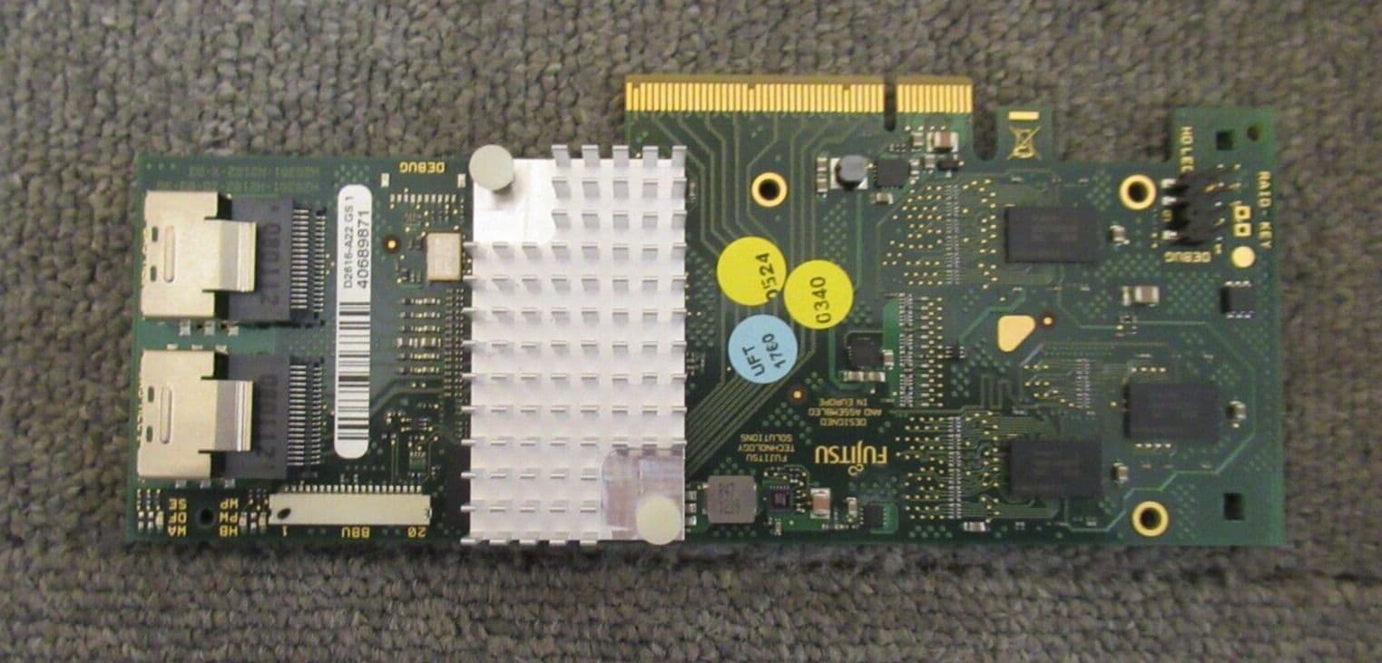 Fujitsu D2616-A22 8-Port Modular RAID Controller With iBBU07