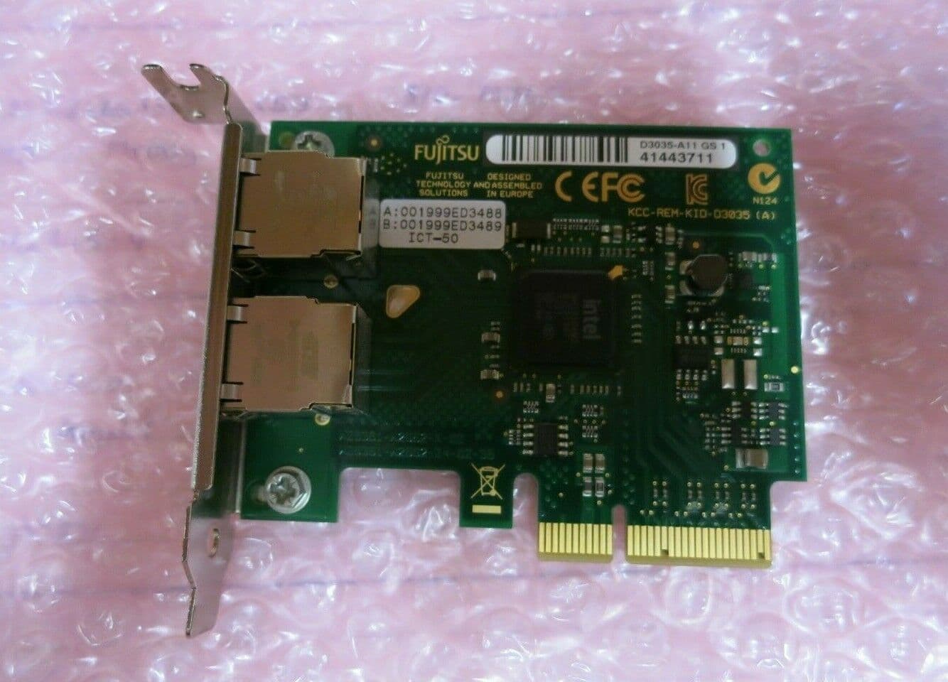 Fujitsu D3035A11 I350T2 Dual Port Low Profile Gigabit Network Card