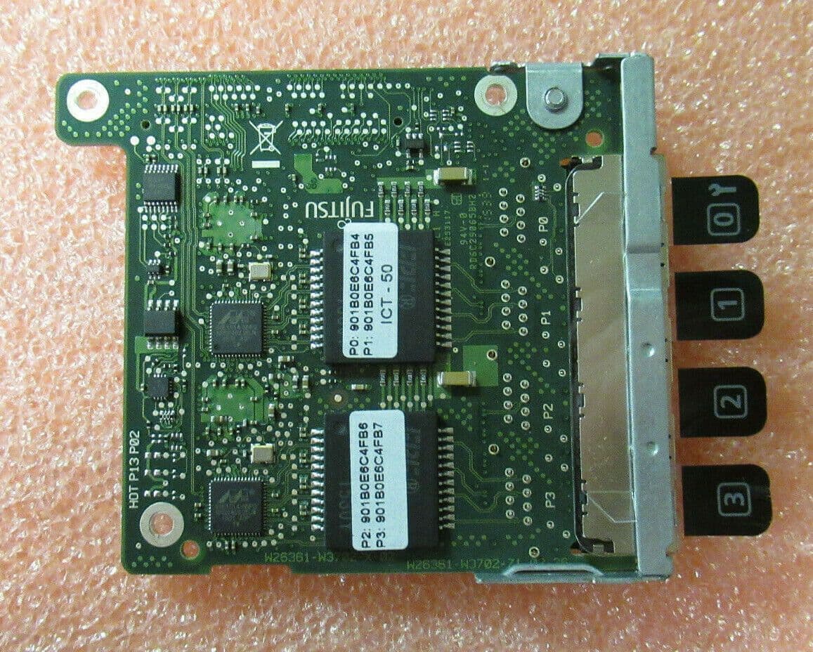 Fujitsu DynamicLoM Quad Port 1GB PCI-e Ethernet Controller Module D3255 ...