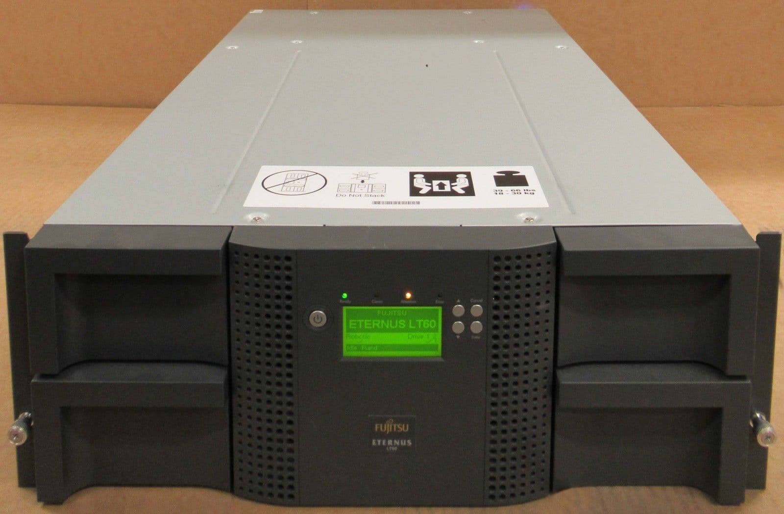 Fujitsu Eternus LT60 4U LT04 Drive LT60JFF1U 48 Slot Tape Library