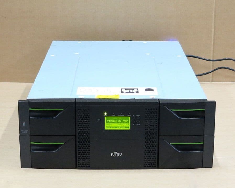 Fujitsu ETERNUS LT60 S2 Tape Library Autoloader 4x LTO5 Drives FTS