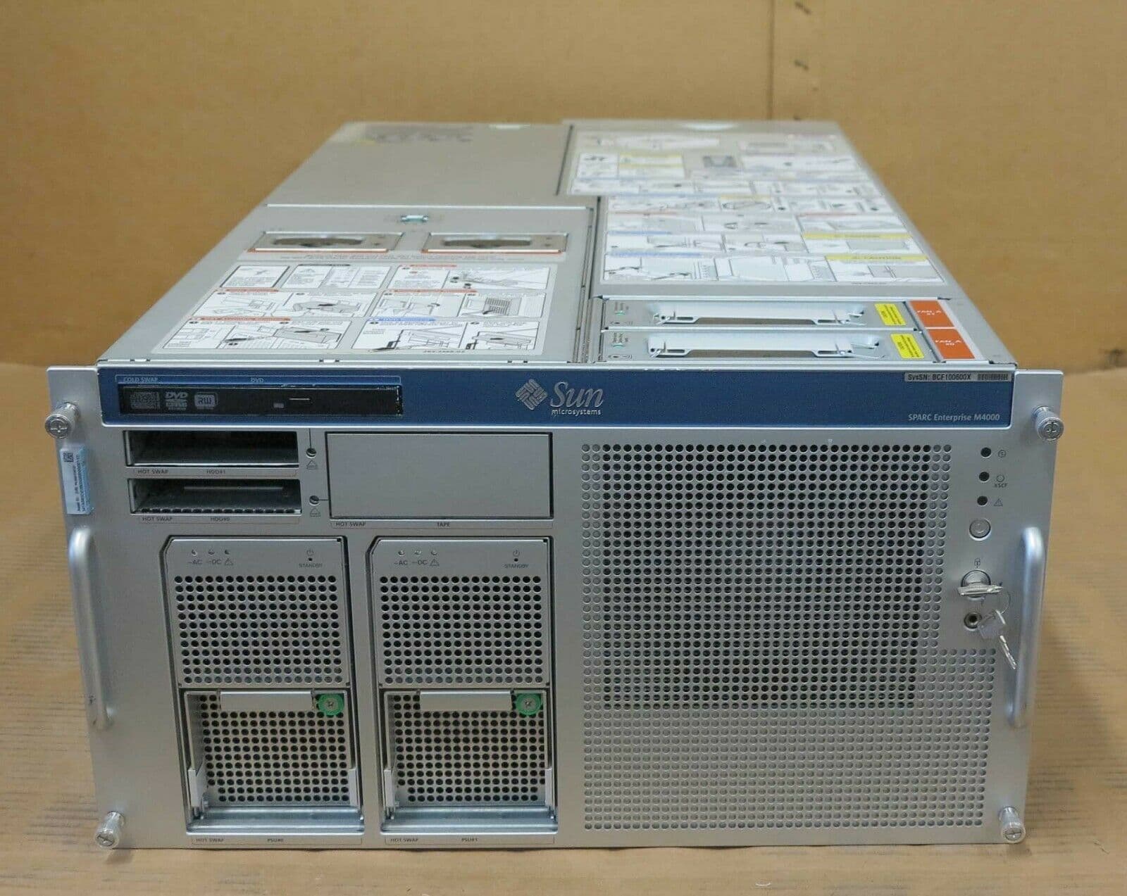 Fujitsu Oracle Sun SPARC Enterprise 6U M4000 4x SPARC64 VII 2 53GHz ...