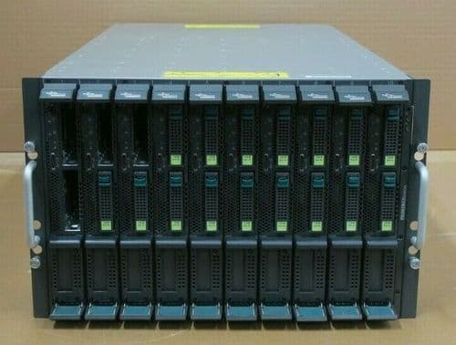Fujitsu Primergy BX600 S3 S26361-K1156-V302 10x BX620 S4 Blade Servers 2x L5420