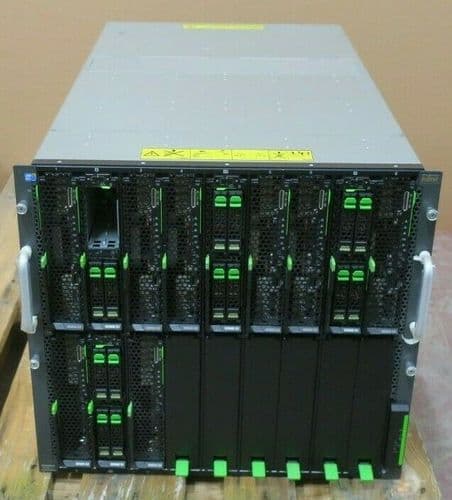 Fujitsu Primergy BX900 S1 Blade Chassis +6x BX924 S3 +4x BX940 S1 +2x BX924 S2