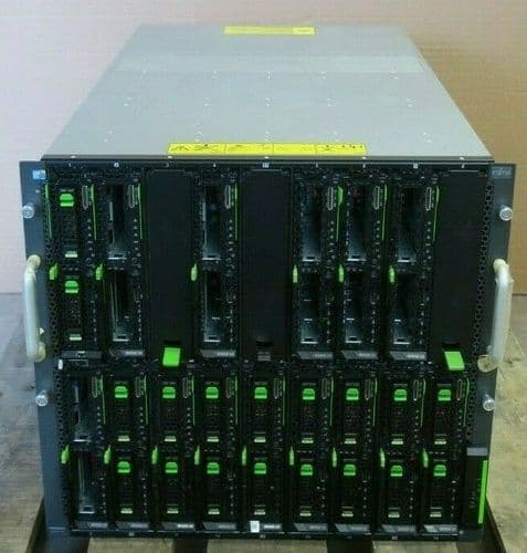 Fujitsu Primergy BX900 S2 Blade Chassis +2x BX920 S2 +13x BX920 S3 Blade Servers