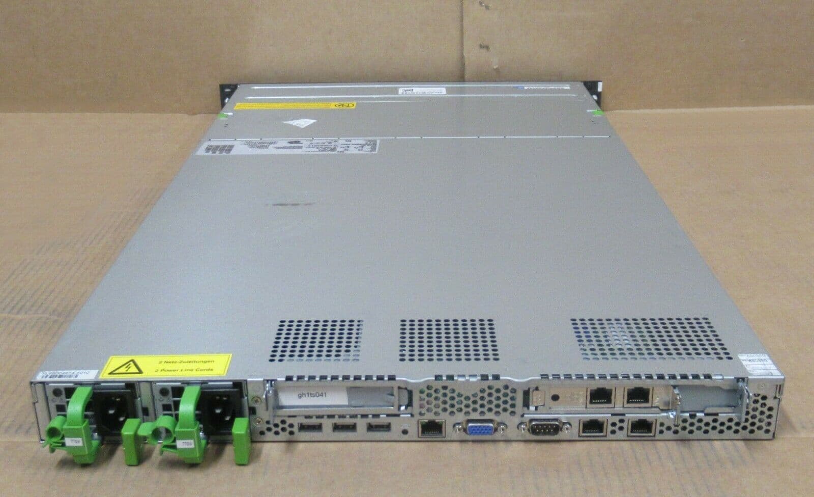 Fujitsu Primergy RX200 S6 1x 6C X5650 2 66GHz 8GB Ram 373GB HDD RAID 1U ...