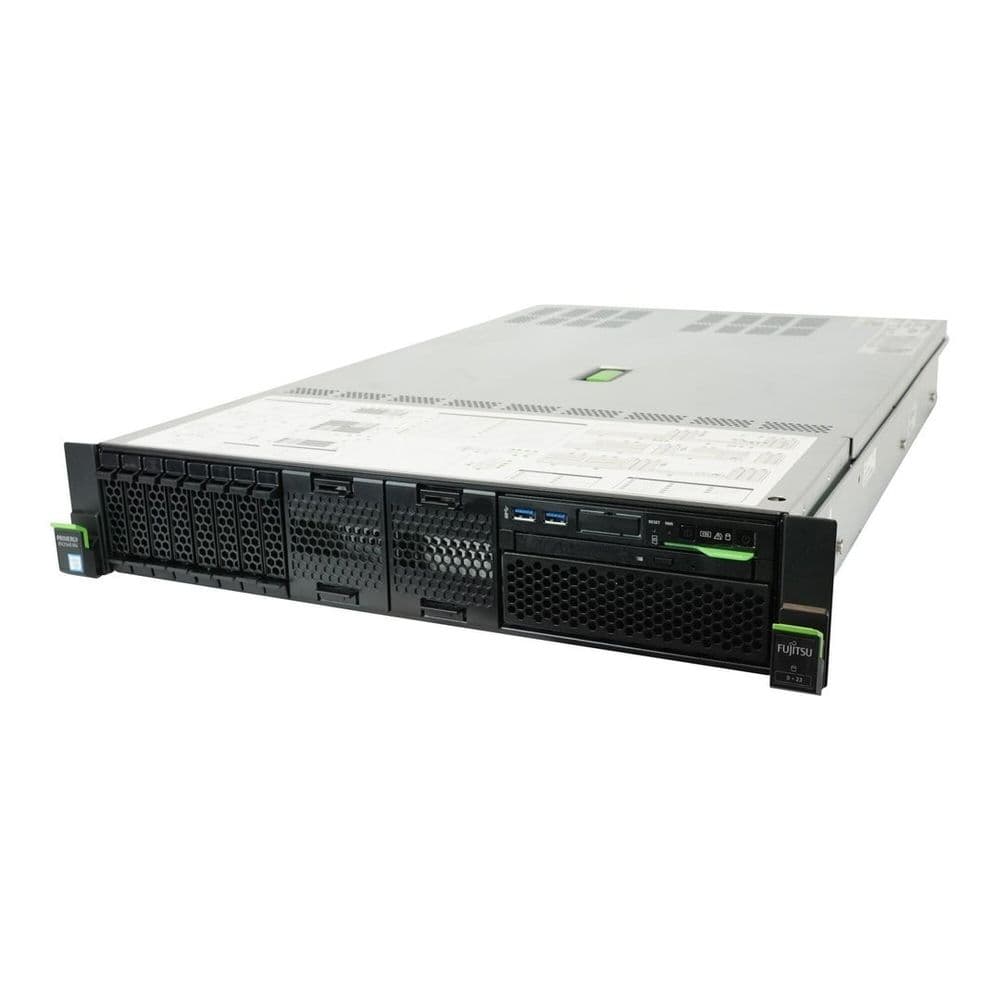 Fujitsu Primergy RX2520 M4 2x Xeon Gold 5115 10C 32GB 8x 2 5
