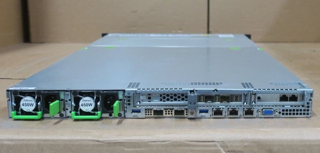 Fujitsu Primergy RX2530 M4 2x 10Core Silver 4114 192GB RAM 4x 2 5