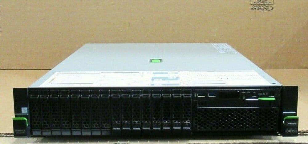 Fujitsu Primergy RX2540 M1 2x 8C E5-2630v3 2 40GHz 256GB Ram 8x 2 5 ...