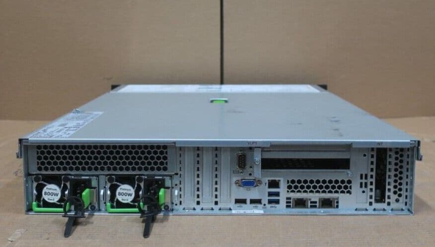 Primergy Rack View Fujitsu Primergy RX2540 M1 6C E5-2620v3 64GB RAM 8x 2 5