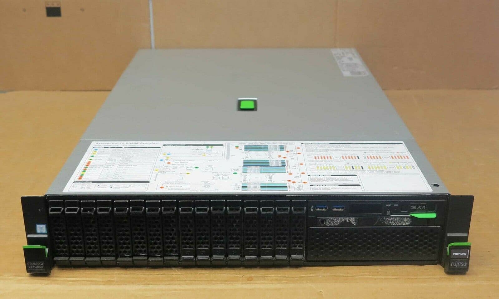 Server Fujitsu Primergy RX2540 M4, 19" 2U, 16x 2,5 SFF, 2 Socket LGA3647, Configurabile