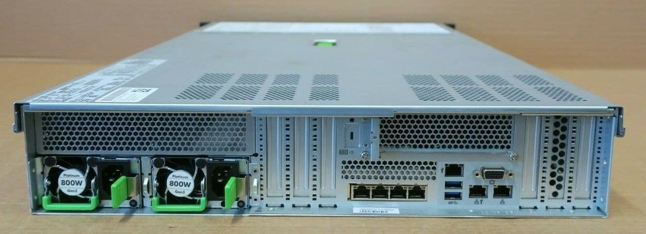 富士通 PRIMERGY RX2540 M4 2x Xeon Gold 6136 Fujitsu Primergy RX2540 M4 12C Gold 5118 2 30GHz 64GB Ram 3x 900GB