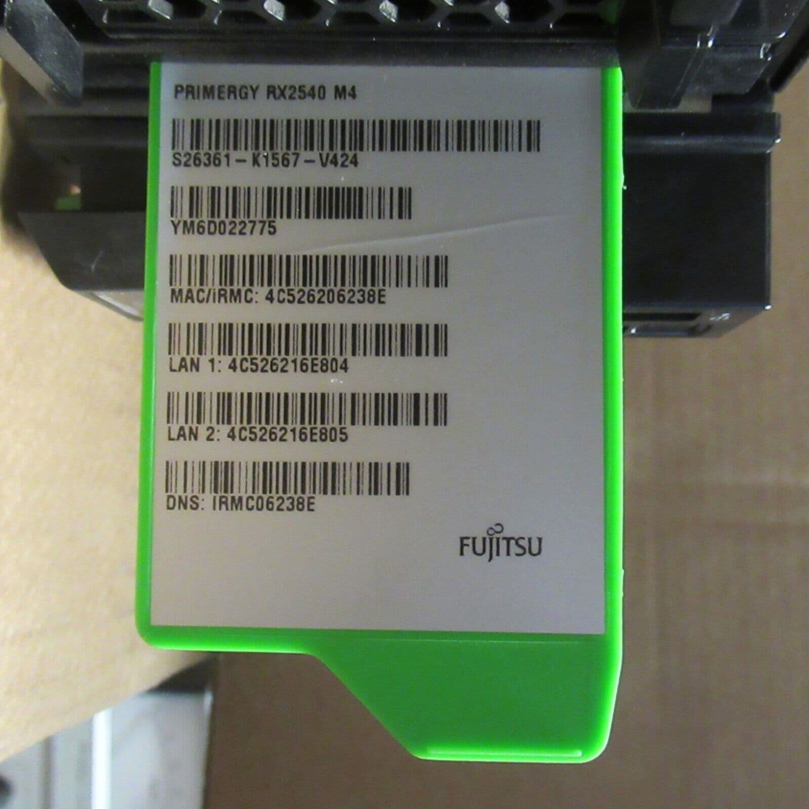 Fujitsu Primergy RX2540 M4 24x 2 5