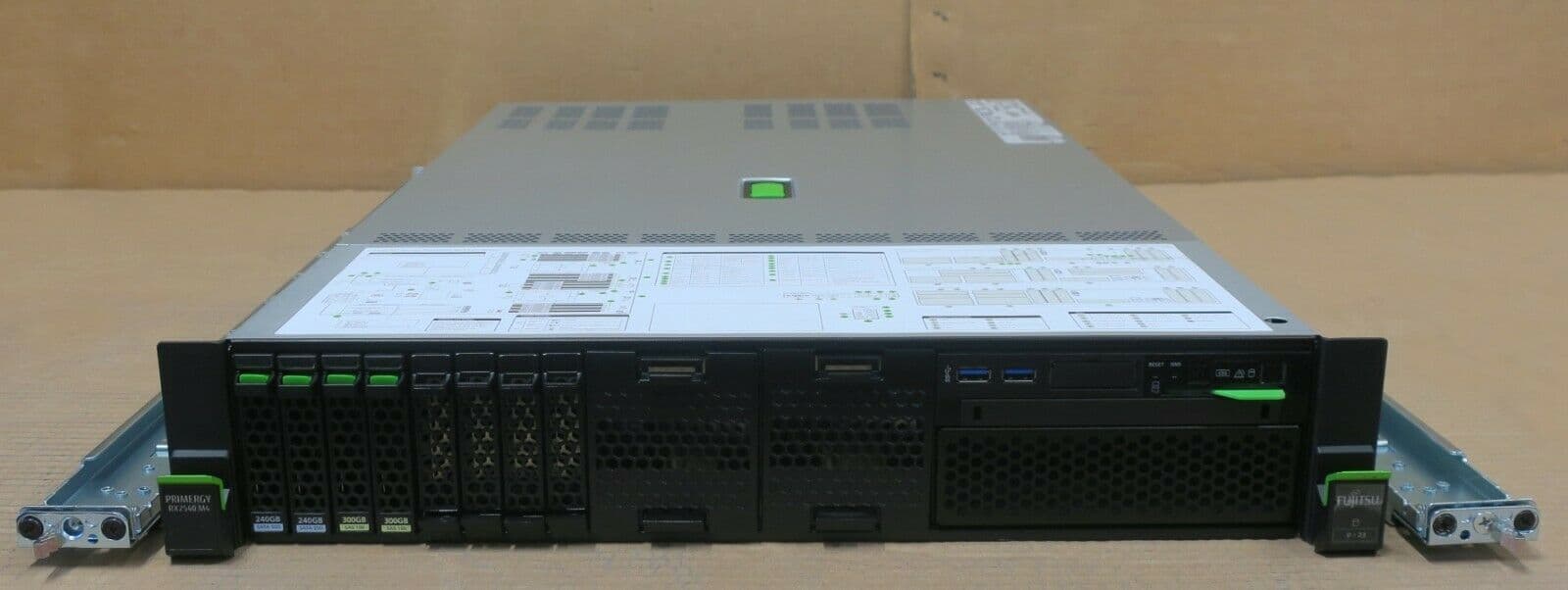 Fujitsu Primergy RX2540 M4 2x 14C Gold 5120 256GB Ram 1 08TB