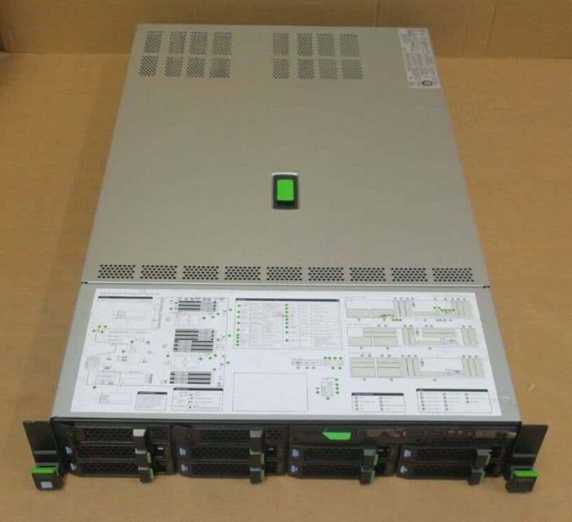 Fujitsu Primergy RX2540 M4 2x 28C Platinum 8176 1TB Ram 32 96TB 8-Bay ...