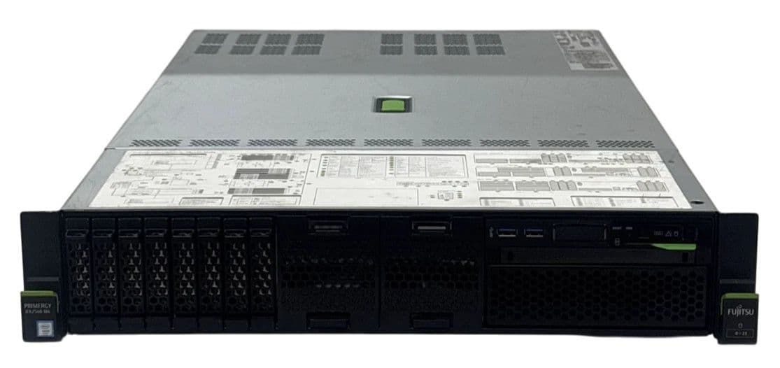 Fujitsu Primergy RX2540 M4 2x Xeon Gold 5115 64GB EP400i 8-Bay SFF 2U ...