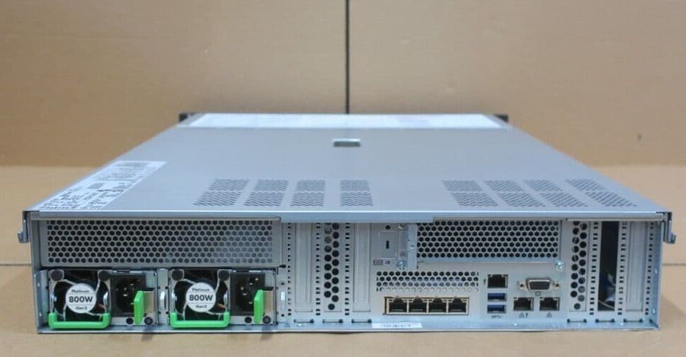 Primergy Rack View Fujitsu Primergy RX2540 M5 28C Platinum 8280M 64GB 33 5TB NVMe 24-Bay ...