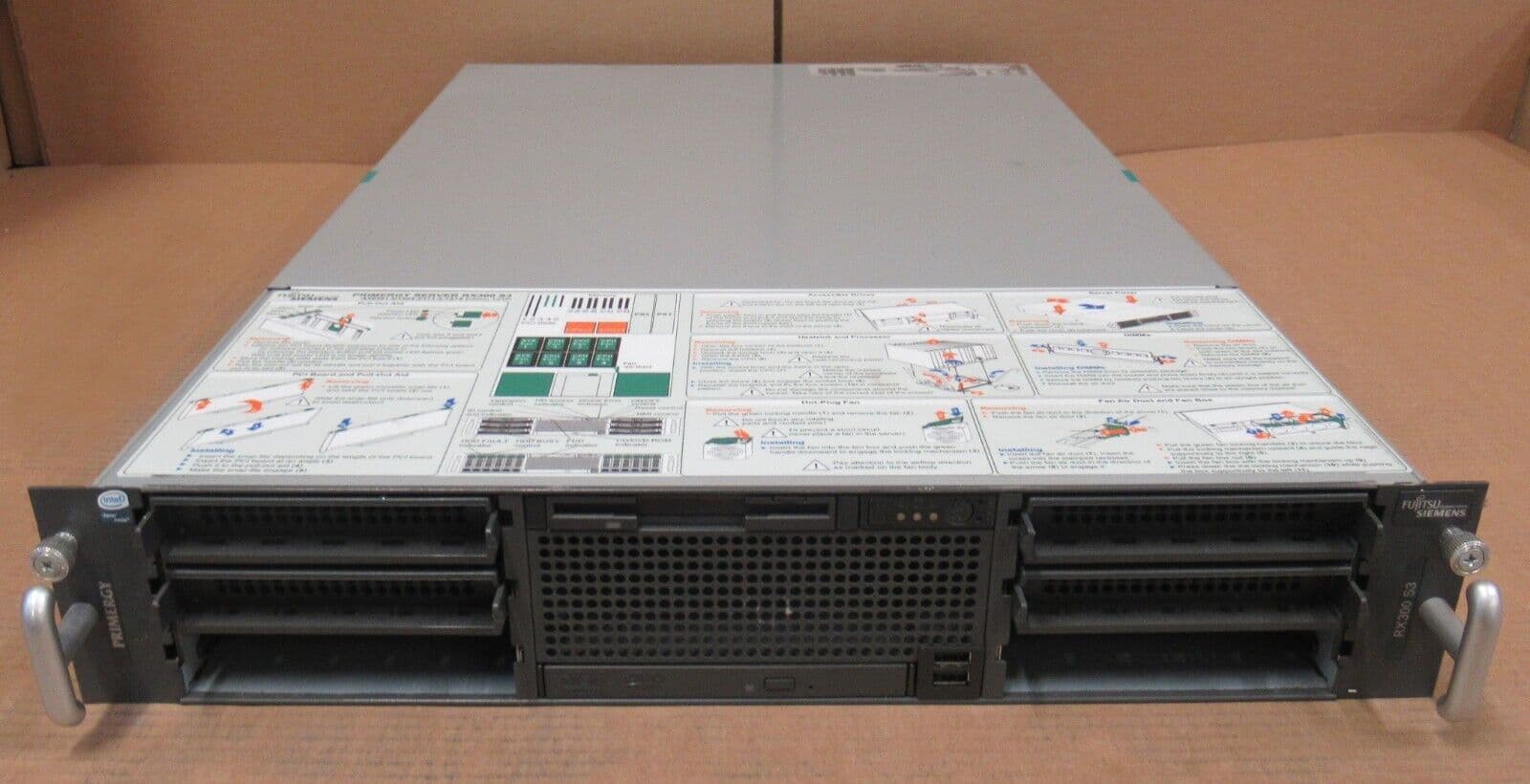 Fujitsu PRIMERGY RX300 S3 1x Quad-Core E5345 2 33GHz 4GB 2U Rackmount ...