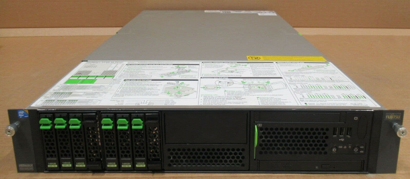 Fujitsu Primergy RX300 S6 2x Xeon 6-Core E5645 2 4GHz 8GB 876GB