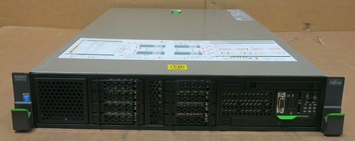 Fujitsu Primergy RX300 S8 2x 4-Core E5-2637v2 3 5GHz 32GB Ram 8-Bay 2 5 ...