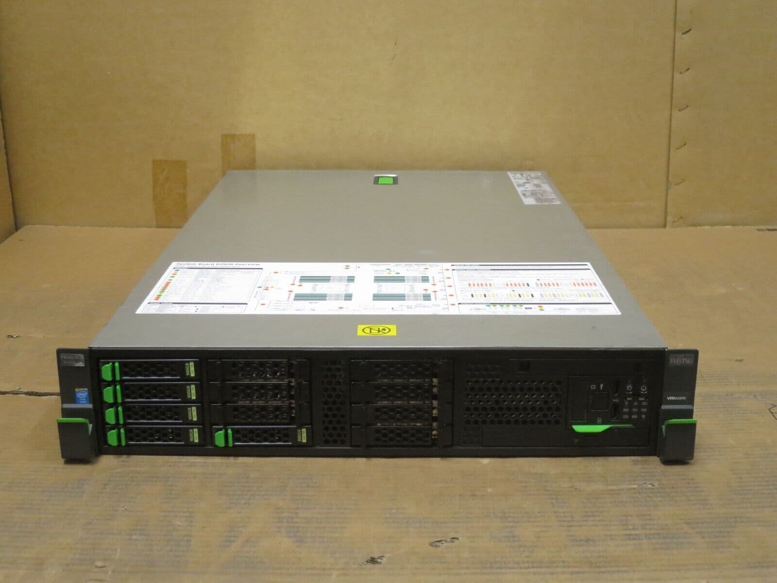 Fujitsu PRIMERGY RX300 S8 5 4TB SAS HDD 2x 8-Core Xeon E5-2640v2 64GB ...