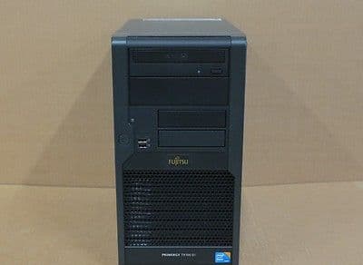 Fujitsu PRIMERGY TX100 S1 XEON QUAD-Core 2.40Ghz 2Gb RAM 1x 500Gb Tower Server