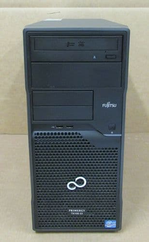 Fujitsu Primergy TX100 S3p Tower Server i3-1220 3.1GHz 16GB Ram 4x 3.5" Bays