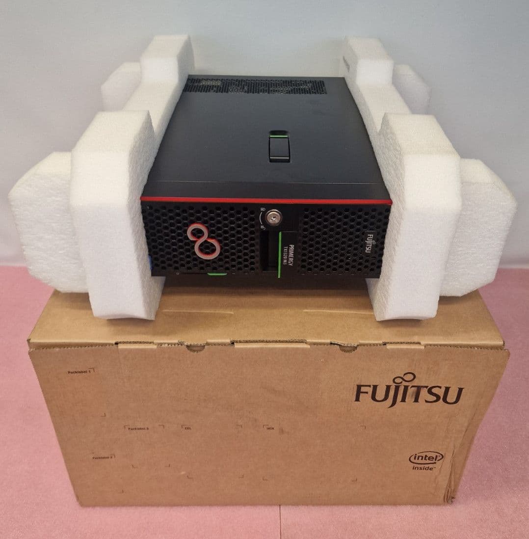 Fujitsu Primergy TX1320 M3 i3-7100 3 90GHz 32GB RAM 2 x 600GB SAS